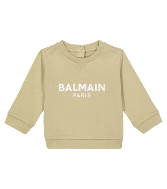 Baby Sweatshirt aus einem Baumwollgemisch | Balmain Kids