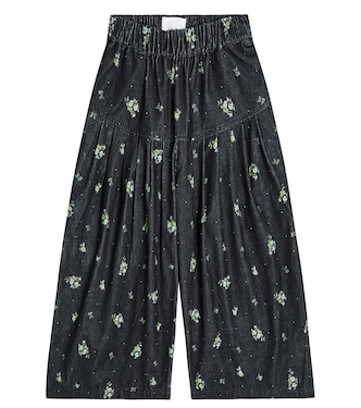 Yusu corduroy wide-leg pants | C'era Una Volta