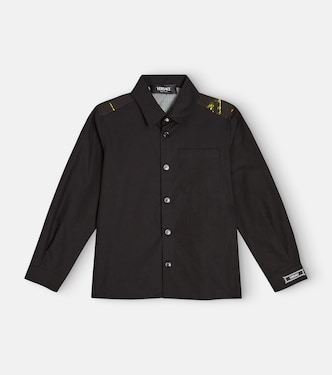 Chemise imprimée en coton | Versace Kids