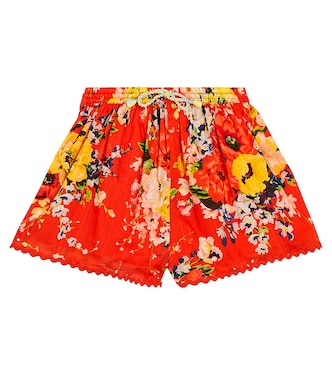 Alight floral cotton shorts | Zimmermann Kids