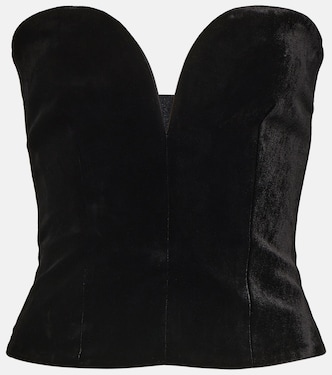 Velvet bustier | Roland Mouret