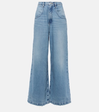 The Skater high-rise wide-leg jeans | Frame