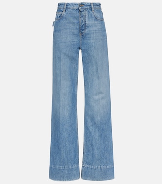 Mid-rise wide-leg jeans | Bottega Veneta