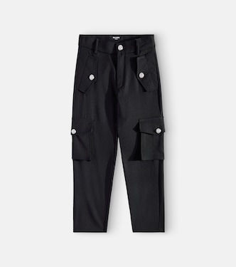 Wool cargo pants | Balmain Kids