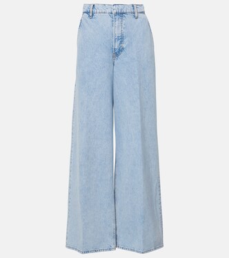 High-rise wide-leg jeans | Frame