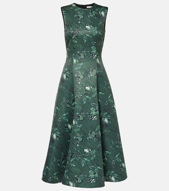 Robe longue Mara à fleurs | Emilia Wickstead