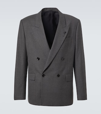 Double-breasted wool blazer | Lardini