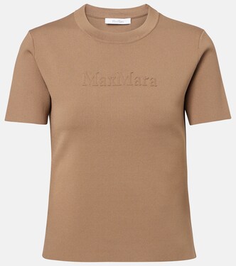 Logo embroidered T-shirt | Max Mara