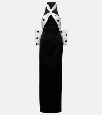 Polka-dot halterneck gown | David Koma