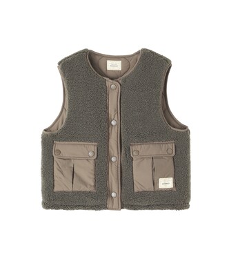 Junior reversible teddy fleece vest | Bonpoint