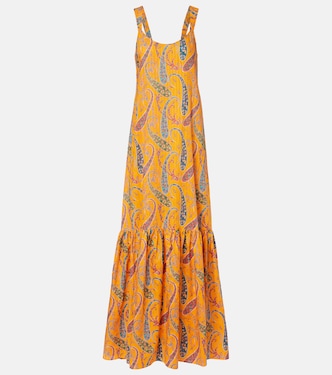 Printed cotton cady maxi dress | Etro