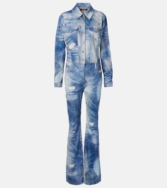 Bedruckter Jumpsuit aus Denim | Roberto Cavalli