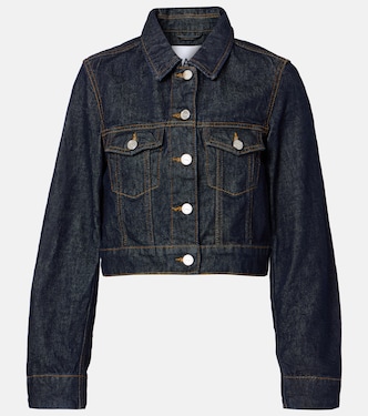 Cropped denim jacket | Ganni