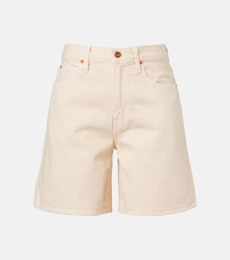 Square denim shorts | Slvrlake
