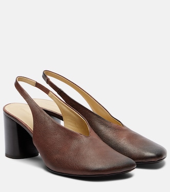 Escarpins slingback Glove en cuir | Lemaire