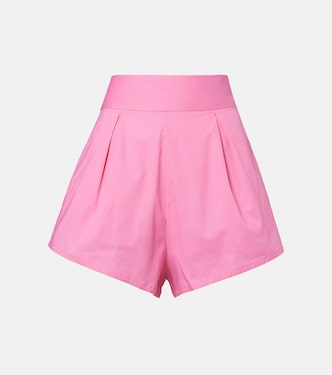 Cotton wide-leg shorts | Adriana Degreas