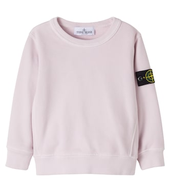Compass cotton jersey sweatshirt | Stone Island Junior