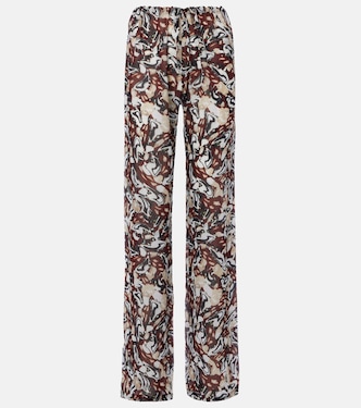 Printed straight pants | Dries Van Noten