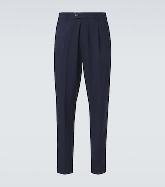 Pantalon droit en laine mélangée | Eleventy