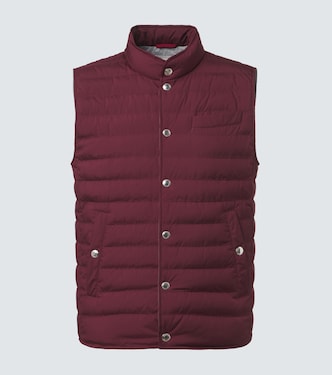 Technical down vest | Brunello Cucinelli