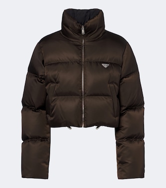 Cropped Re-Nylon down jacket  | Prada
