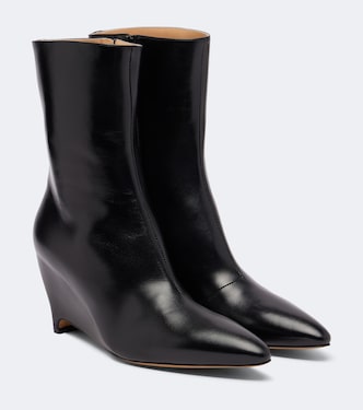 Heel-Less leather ankle boots | Maison Margiela