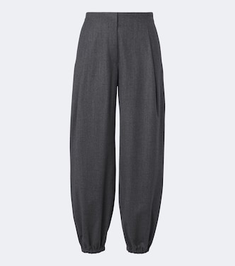 Pantalon ballon en laine mélangée | Max Mara
