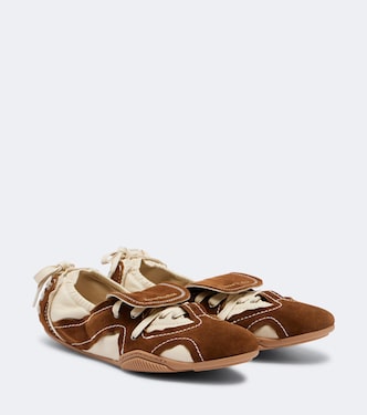 Leather and suede sneakers | Acne Studios