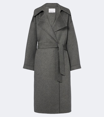 Issen wool-blend wrap coat | The Frankie Shop