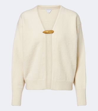 Embellished cashmere, wool, and silk cardigan | Bottega Veneta