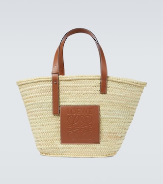 Large raffia tote bag | Loewe