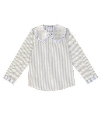 Striped cotton blouse | Il Gufo