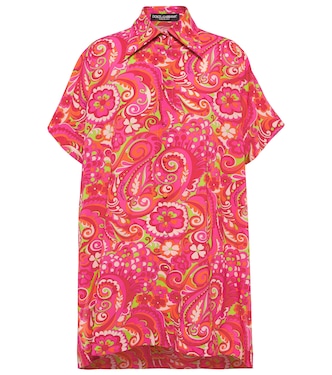 Printed silk-blend shirt | Dolce&Gabbana