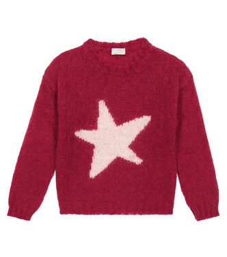 Intarsia mohair-blend sweater | Il Gufo
