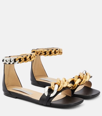 Falabella embellished flat sandals | Stella McCartney
