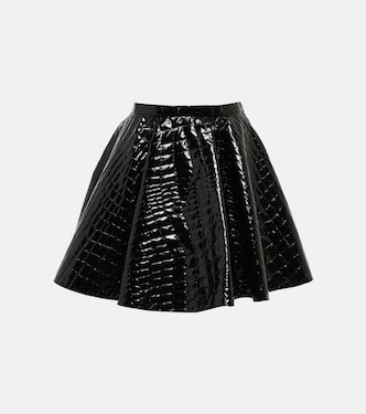 Mini-jupe embossée | Alaïa