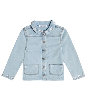 Veste brodée en jean | Tartine et Chocolat