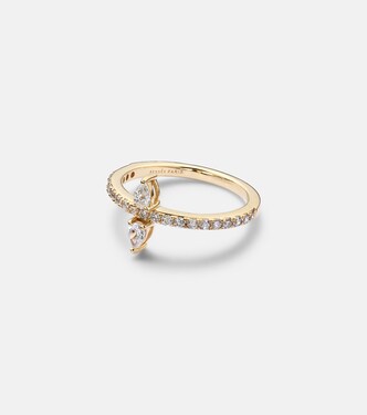 Ring Héra aus 18kt Gelbgold mit Diamanten | Persée