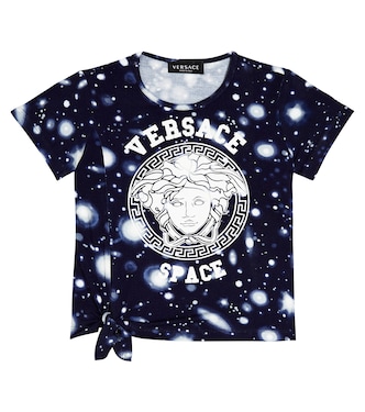 Medusa tie-detail T-shirt | Versace Kids