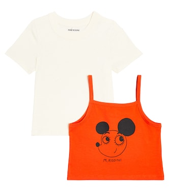 Ritzratz cotton tank top and T-shirt set | Mini Rodini
