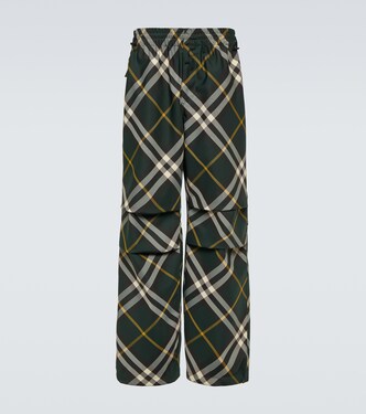 Burberry Check wide-leg pants | Burberry