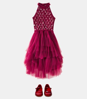 burgundy tutu dress Velvet Loafer/Slipper Shoe Plain Burgundy