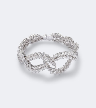 Y-Couture 18kt white gold bracelet with diamonds | Yeprem