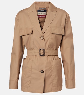 Giulia technical cotton-blend twill jacket | 'S Max Mara