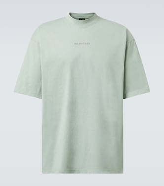 Logo cotton jersey T-shirt | Balenciaga