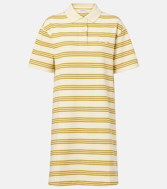 Icon Stripe cotton piquet minidress | Burberry