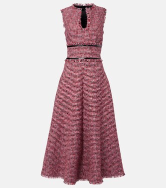 Dorothy tweed midi dress | Safiyaa