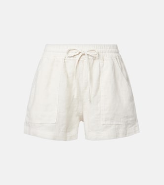 Sutton linen shorts | Velvet