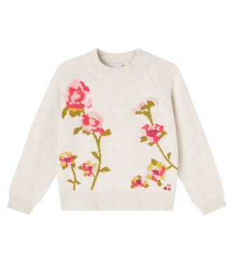 Gillia embroidered wool-blend sweater | Bonpoint