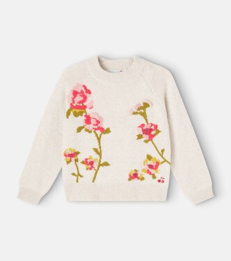 Gillia embroidered wool-blend sweater | Bonpoint